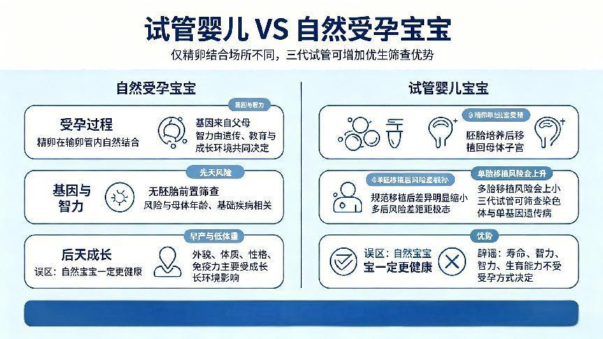 试管婴儿和自然受孕宝宝有区别吗？